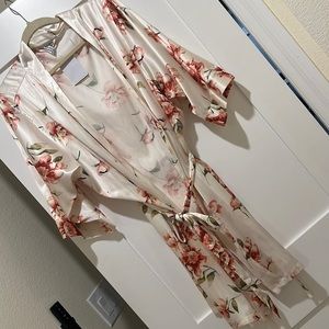 Silk dressing robes